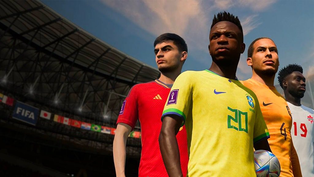 FIFA23 Game WorldCup Mode Brazil, Canada Shirt Sponsorship