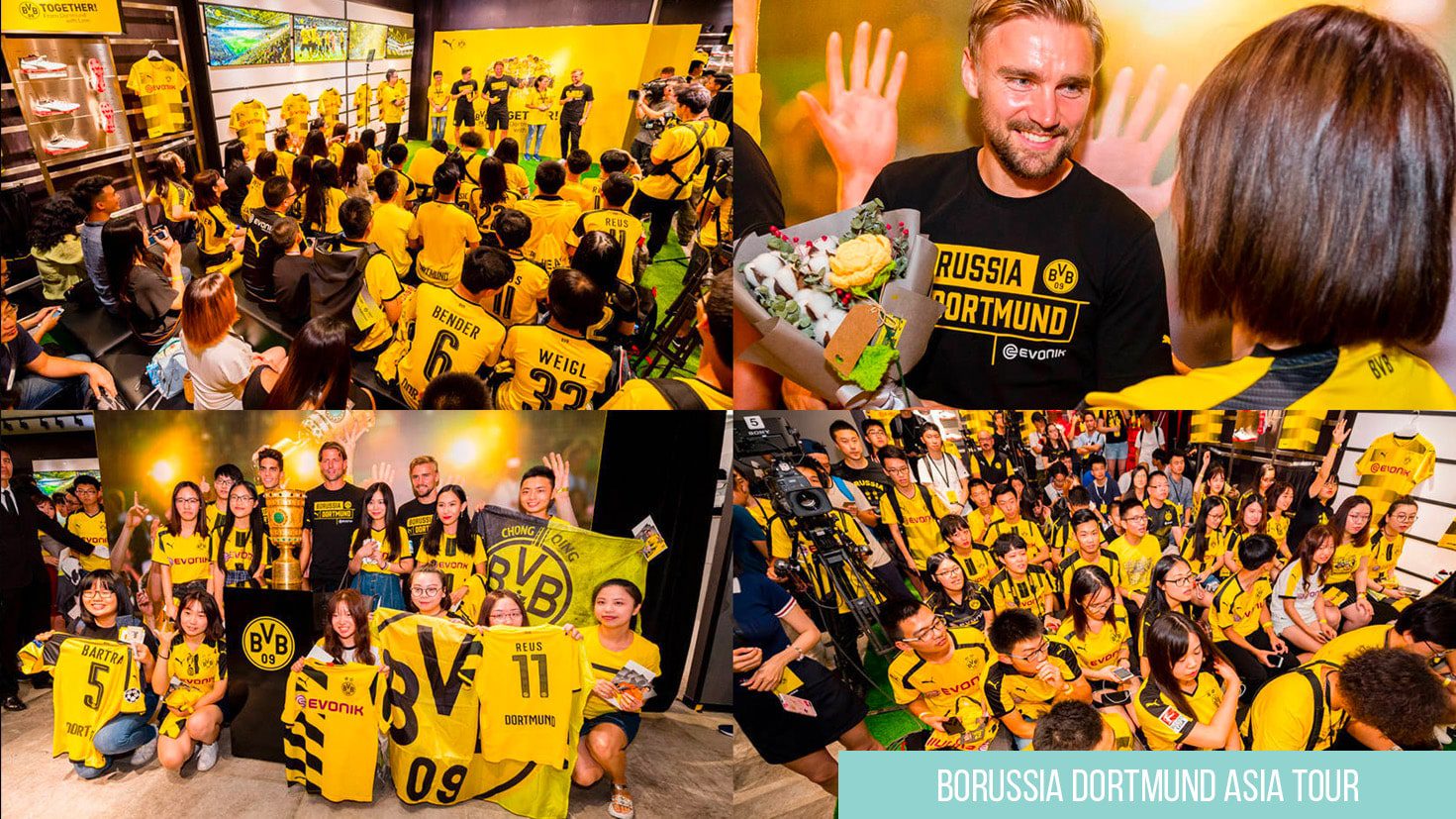 Wurenbacher Beer and Borussia Dortmund 2019 Asia Tour